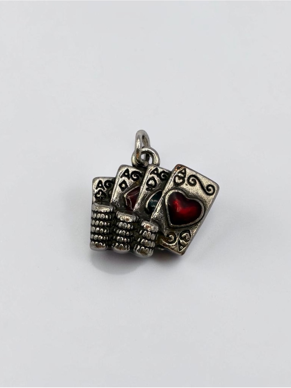 Brighton Playing Cards Poker Chips Casino Mini Charm Pendant